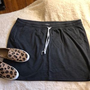 Plus Size ath-leisure skirt.